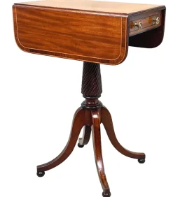 Pamono Georgian Baby Pembroke Table in Mahogany, 1800><noscript><img width=
