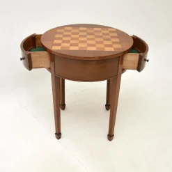 Best Pamono Georgian Chess Table, 1950s