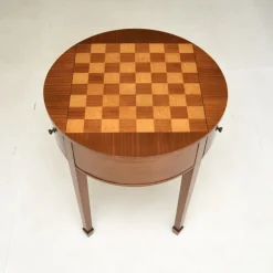Best Pamono Georgian Chess Table, 1950s