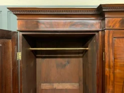 Best Pamono Georgian Inlaid Mahogany Wardrobe, 1810