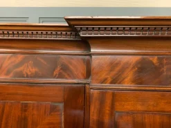 Best Pamono Georgian Inlaid Mahogany Wardrobe, 1810