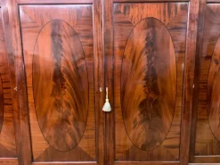 Best Pamono Georgian Inlaid Mahogany Wardrobe, 1810