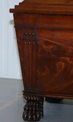Pamono Georgian Irish Hardwood Sir Anderson Army General Wine Cooler Cellarette, 1810><noscript><img width=
