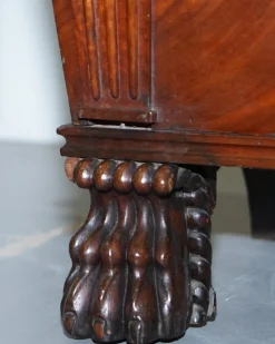 Pamono Georgian Irish Hardwood Sir Anderson Army General Wine Cooler Cellarette, 1810><noscript><img width=