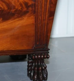 Pamono Georgian Irish Hardwood Sir Anderson Army General Wine Cooler Cellarette, 1810><noscript><img width=