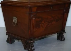 Pamono Georgian Irish Hardwood Sir Anderson Army General Wine Cooler Cellarette, 1810><noscript><img width=