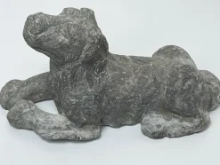 Hot Pamono Georgian Lead Hound Dig Sculpture, 1760