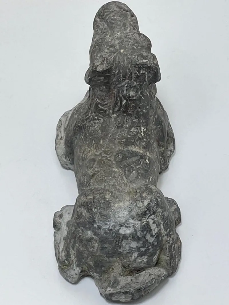 Hot Pamono Georgian Lead Hound Dig Sculpture, 1760