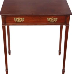 Outlet Pamono Georgian Revival Mahogany Writing Desk, 1880s-1900s