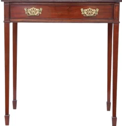 Outlet Pamono Georgian Revival Mahogany Writing Desk, 1880s-1900s