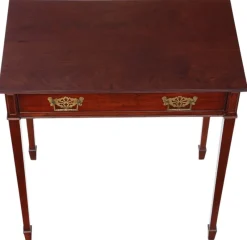 Outlet Pamono Georgian Revival Mahogany Writing Desk, 1880s-1900s