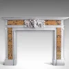 Online Pamono Georgian Revival Marble Fireplace, 1980s