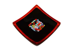 Sale Pamono Geox Q20 Murano Glass Plate by Stefano Birello for VeVe Glass, 2019