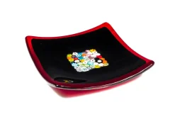 Sale Pamono Geox Q20 Murano Glass Plate by Stefano Birello for VeVe Glass, 2019