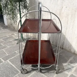 Pamono Gerlinol Folding Trolley, Germany, 1960s><noscript><img width=