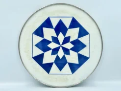Pamono German Art Deco Ceramic Round Serving Tray, 1940s> Trays
