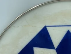 Pamono German Art Deco Ceramic Round Serving Tray, 1940s><noscript><img width=