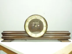 Pamono German Art Deco Mantel Clock from Hermle, 1930s> Clocks