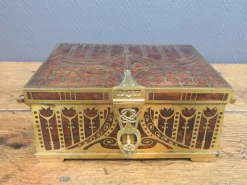 New Pamono German Art Nouveau Rosewood Box for Erhard & Söhne