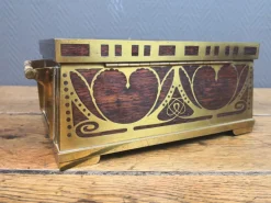 New Pamono German Art Nouveau Rosewood Box for Erhard & Söhne