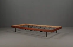 Pamono German Bauhaus Oak Daybed, 1960s><noscript><img width=