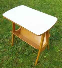 Online Pamono German Beech Magazine Rack from Ilse Möbel, 1950s