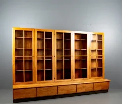 New Pamono German Bookcase Wall Unit from Holsatia, 1930s