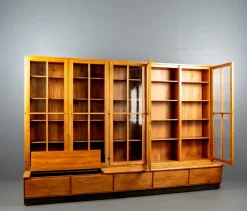 New Pamono German Bookcase Wall Unit from Holsatia, 1930s