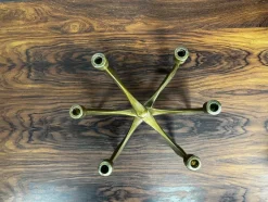 Pamono German Brutalist Candleholder in Bronze by Michael Harjes, 1960> Candleholders
