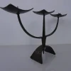 Pamono German Brutalist Iron Candleholder, 1960s> Candleholders