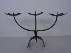 Pamono German Brutalist Iron Candleholder, 1960s> Candleholders