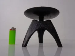 Online Pamono German Brutalist Iron Candleholder, 1960s