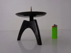 Online Pamono German Brutalist Iron Candleholder, 1960s