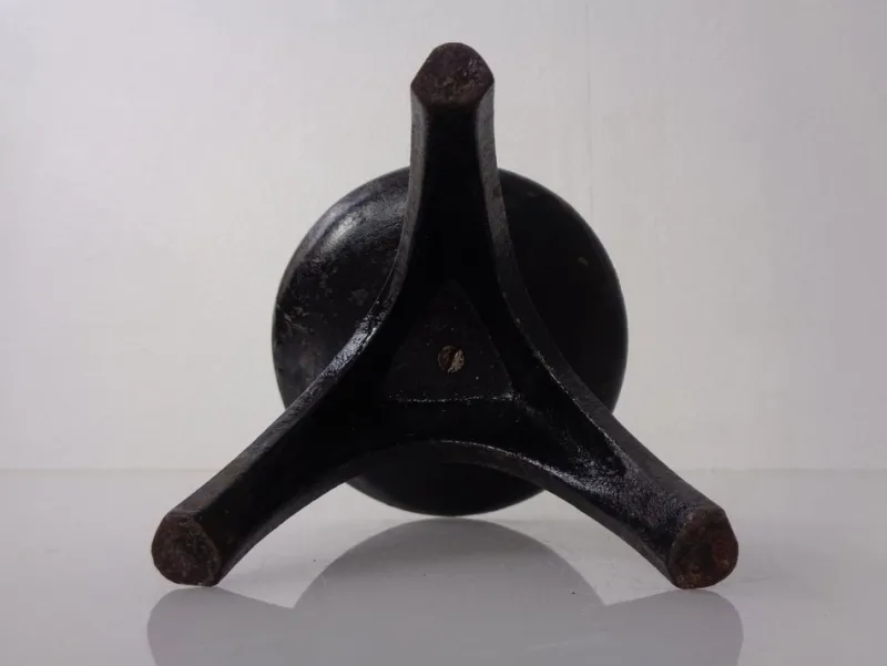 Online Pamono German Brutalist Iron Candleholder, 1960s