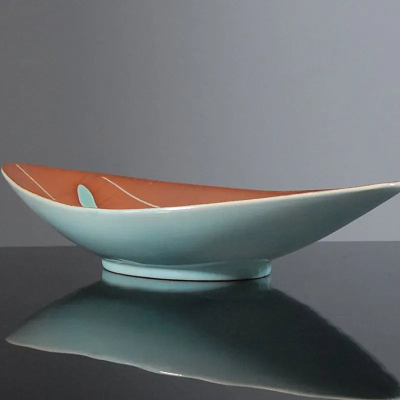Pamono German Ceramic Dish by Bodo Mans for Bay Keramik, 1960s> Trays