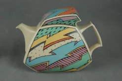Pamono German Flash Tea Set by Dorothy Hafner for Rosenthal, 1980s, Set of 7><noscript><img width=