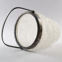 Sale Pamono German Frosted Glass and Silver Plated Ice Bucket from WMF, 1930s