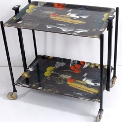 Pamono German Gerlinol Bar Cart from Bremshey & Co., 1960s><noscript><img width=