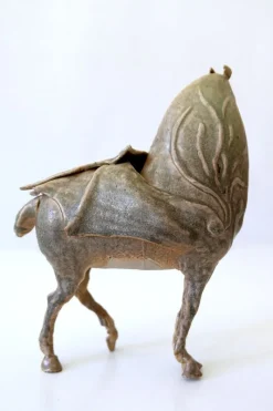 Discount Pamono German Glazed Pottery Horse Sculpture by Harro Frey, 1970s