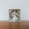 Online Pamono German Ice Cube Candle Holder in Glass from Peill & Putzler, 1970s