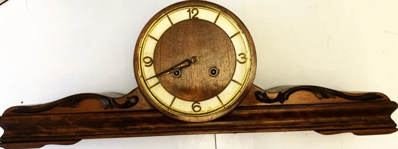 Clearance Pamono German Juba B 14 Mantel Clock, 1920s-1940s