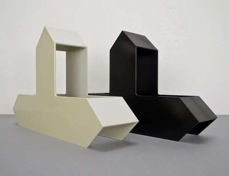 Pamono German Magazine Racks by Walter Zeischegg for Helit, 1970s, Set of 2> Magazine Racks
