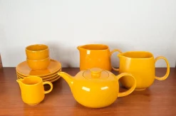 Pamono German Mid-Century Modern Space Age Ceramic Heidelberg Series Tea Service from Melitta, 1960s, Set of 10> Coffee & Tea Service