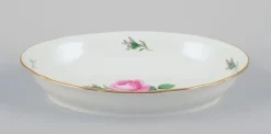 Clearance Pamono German Oval Pink Rose Bowls in Porcelain from Meissen, 1920s, Set of 2