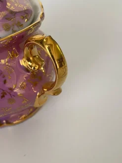 Discount Pamono German Pink and Color Porcelain Coffee Tea Service, Germany, 1950s