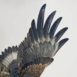 Sale Pamono German Polychrome Porcelain Eagle Sculpture by Fritz Heidenreich, 1930s