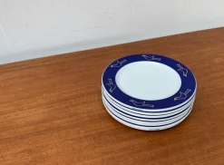 Clearance Pamono German Postmodern Flying Objects Series Plates by David Palterer and Sieger Design for Arzberg, 1990s, Set of 8