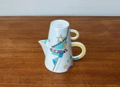 Pamono German Postmodern VIP Collection Teapot or Coffeepot with Cup by Seltmann Weiden, Set of 2><noscript><img width=