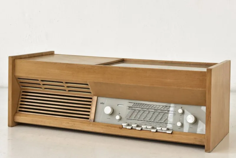 Pamono German Stereo Radio Phono Combination by Hans Gugelot for Braun, 1958> Electronics