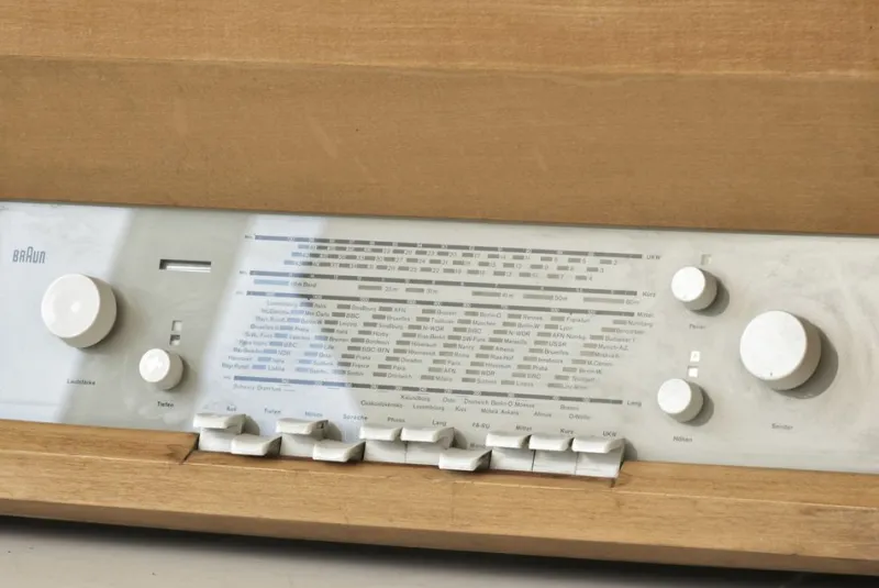 Pamono German Stereo Radio Phono Combination by Hans Gugelot for Braun, 1958> Electronics
